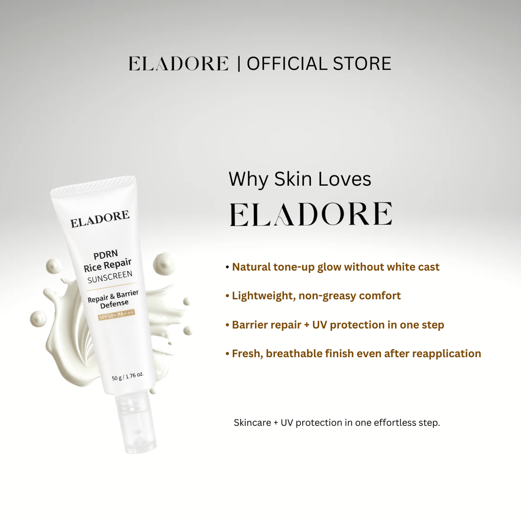 ELADORE PDRN Rice Repair Sunscreen SPF50+ PA++++